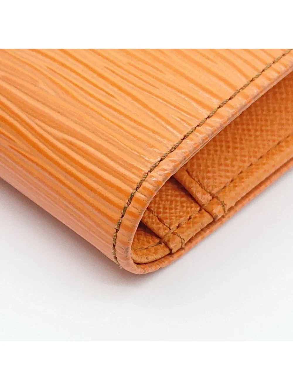 Louis Vuitton Portefeuille Viennois Folded Wallet Kiss Lock Epi Orange